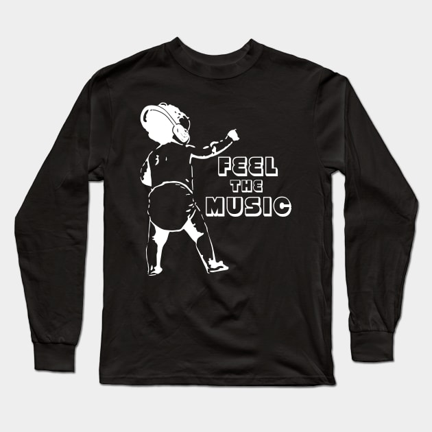 Feel the Music Dancing Baby Long Sleeve T-Shirt by flyinghigh5